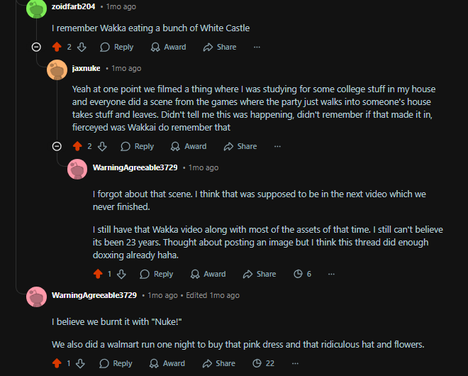 Reddit thread screenshot